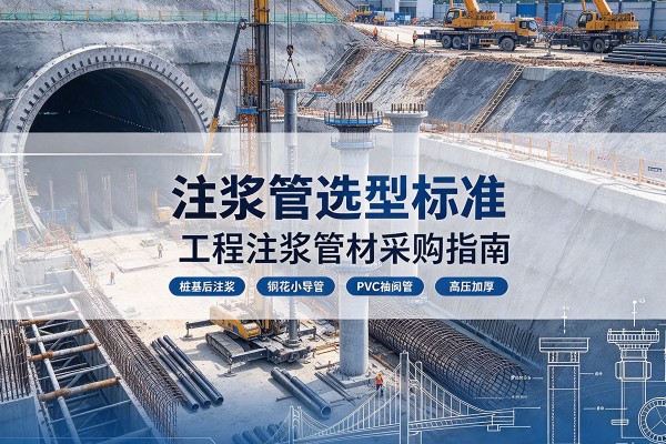 金凤注浆管选型标准