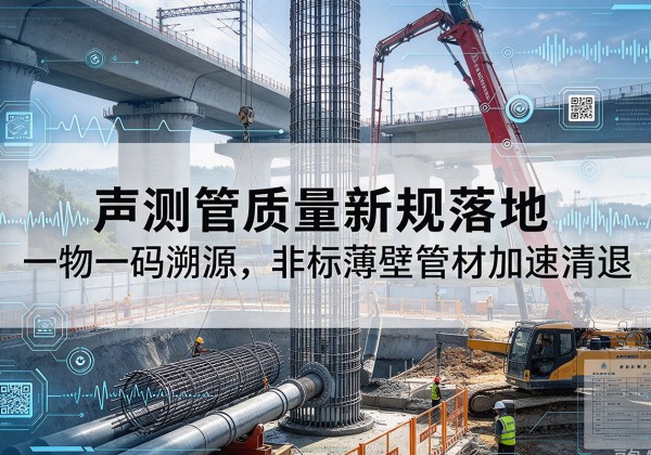 金凤声测管质量新规落地，一物一码溯源，非标薄壁管材加速清退